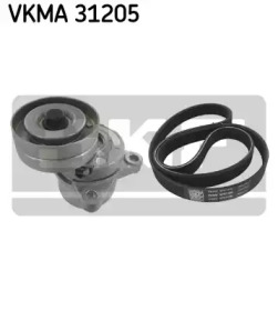 Поликлиновойремень / комплект SKF для VW CADDY II Variant (9K9B) 1.4